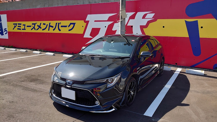カローラの6ヶ月点検入庫・洗車はナシ・万代でまさかのコラボ😍・午後からお出かけするかも？・カローラセダンハイブリッドWxBに関するカスタム事例の投稿画像1枚目