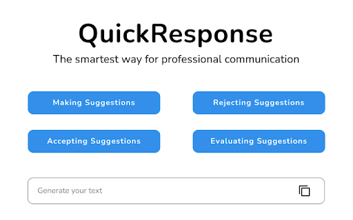 QuickResponse