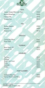 Banjara menu 3