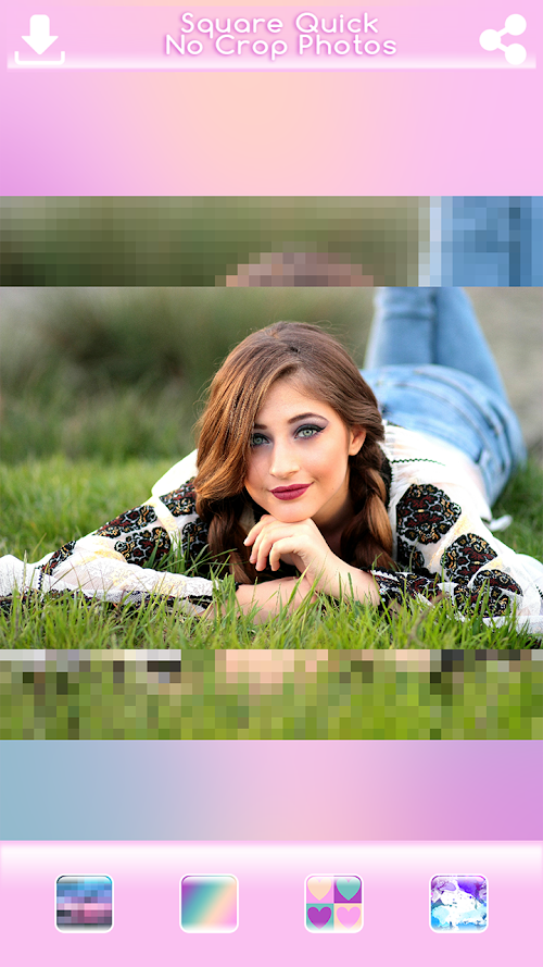 Android application Square Quick No Crop Photos screenshort