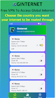 Ginternet - A Global VPN App Screenshot 3 of 9
