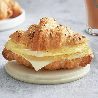 Egg & Cheese Multiseed Croissant