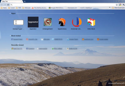 Ararat from Khosrov chrome extension