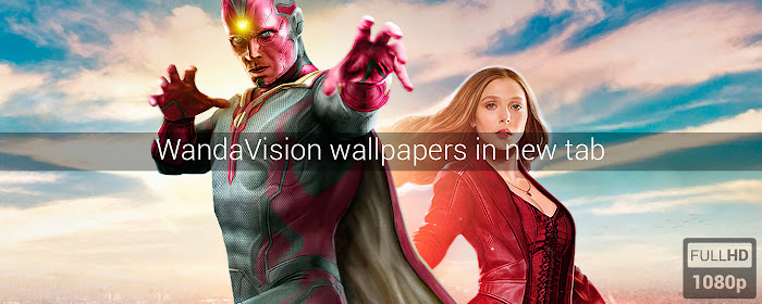 WandaVision Wallpapers New Tab marquee promo image