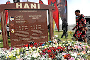 Chris Hani's widow, Limpho,  joined SACP members to commemorate his death. / Sandile Ndlovu