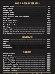 Dejavu Cafe and Kitchen menu 1