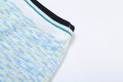 Title 22, Slim-fit Knitted Striped Hip Skirt Suit
