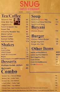Msg Cafe Restaurant menu 4