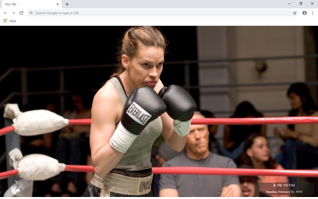 Million Dollar Baby New Tab Theme