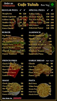 Cafe Talab menu 2