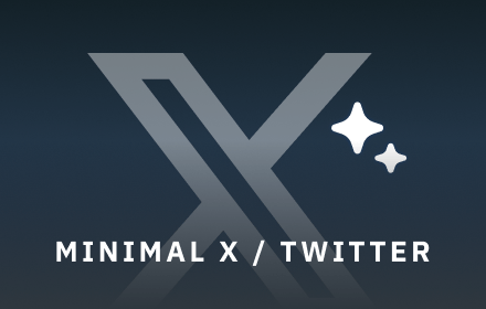 Minimal Theme for Twitter / X small promo image