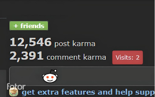 Reddit Profile Counter