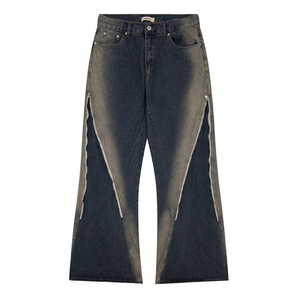 Title 8, Herren Fashion Inkjet-Jeans mit Reißverschluss....