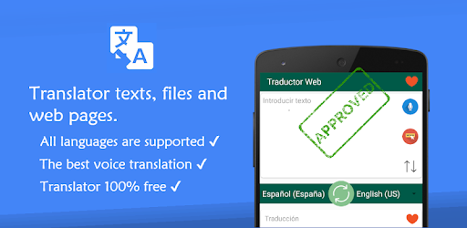Translator for text, web pages & photos. 100% free Android App