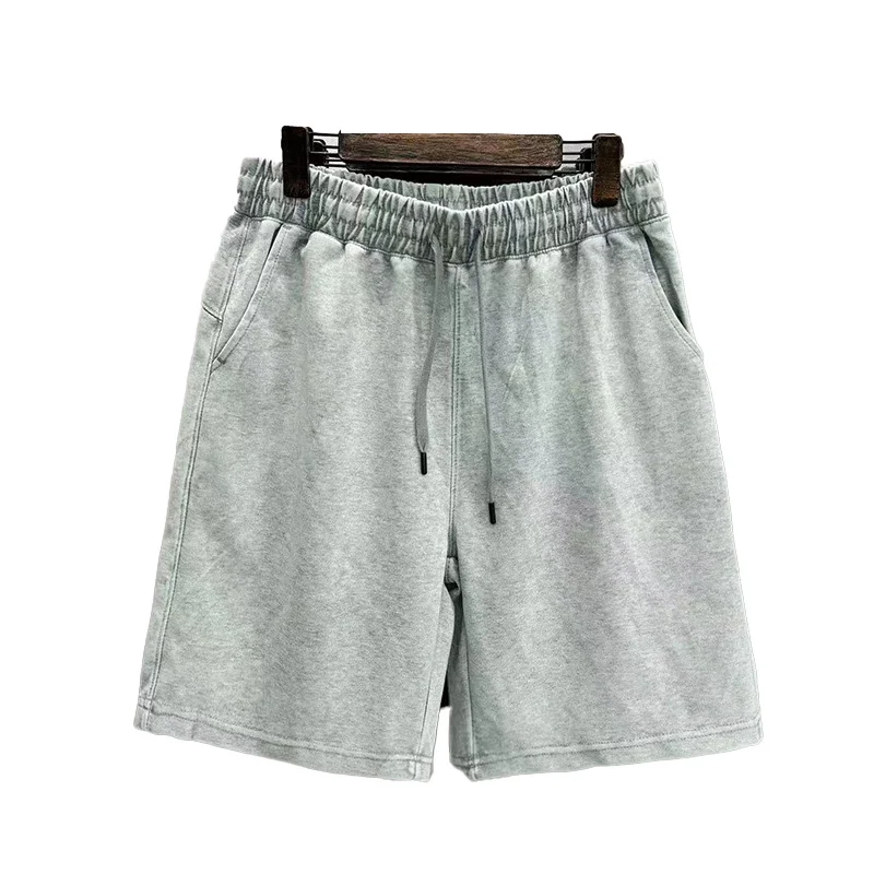 Muške Šorts Solidne Boje Distressed Loose Casual Udobne i Moderne Idealne za Leto Savršene za Svakodnevno Nošenje i Slobodne Aktivnosti Odličan Izbor