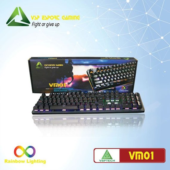 [Mã 99Elha Giảm 7% Đơn 300K] Bàn Phím Vsp Esport Gaming Vm01