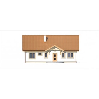 Gienia 2 wersja A bez garażu - Elewacja przednia