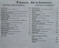 Grand 4 Seasons menu 1