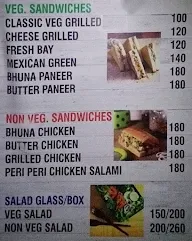 Sandwich Bay menu 1