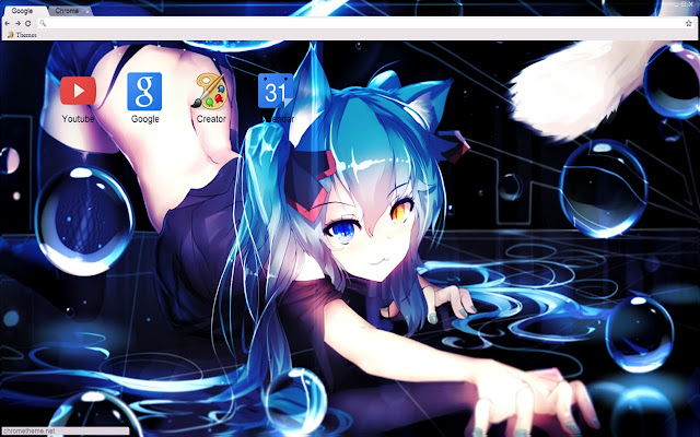 Dj Fluffy Anime Catgirl 1366x768 Chrome Web Store 