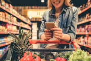 Shoppers who look at their phones spend more time in the store, look at more products, and buy more things.
