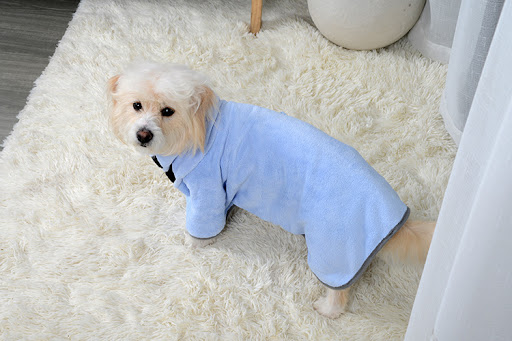 Title 5, Quick-drying Pet Absorbent Towel Dog Bathrobe P...