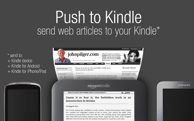 Push to Kindle - Chrome Web Store