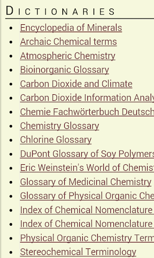 Chemistry Dictionary