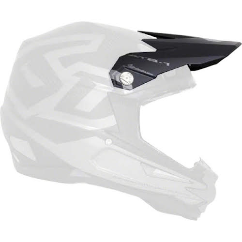 6D Helmets ATB-1 Helmet Visor: Carbon Macro Black