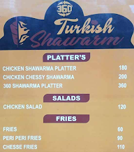 360 Turkish Shawarma menu 2