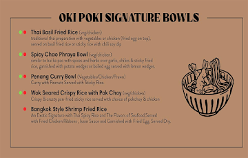 Oki Poki - Sushi,Dimsum & More menu 