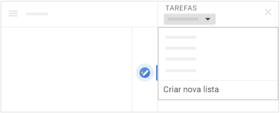 Criar uma nova lista no menu "Tarefas"