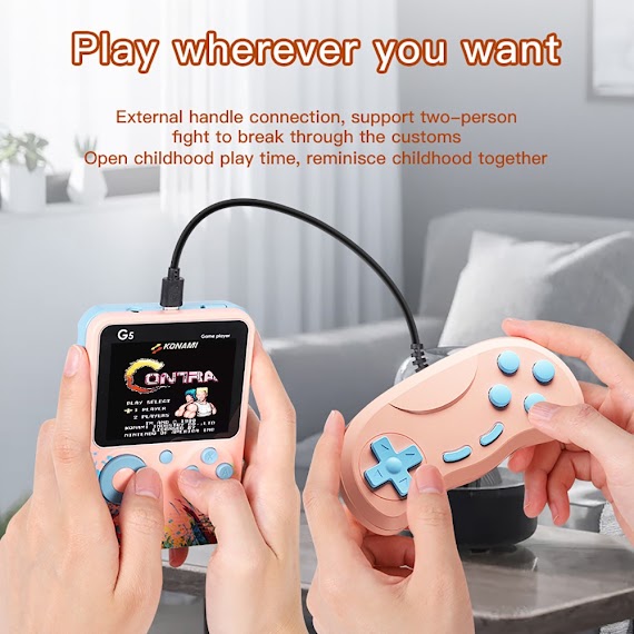 Máy Chơi Game Cầm Tay G5 Màn Hình 3.0 Inch Tích Hợp 500 Trò Chơi Cổ Điển