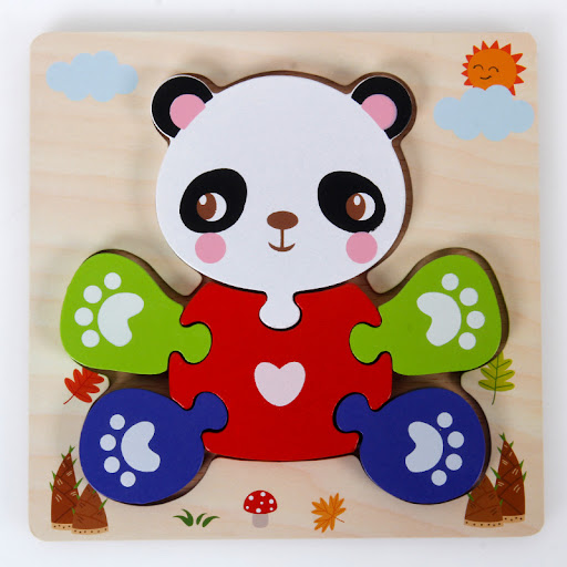 Title 6, 3D Wooden Toys for Children Early Education Puz...