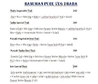 Hanuman Pure Veg Dhaba menu 1