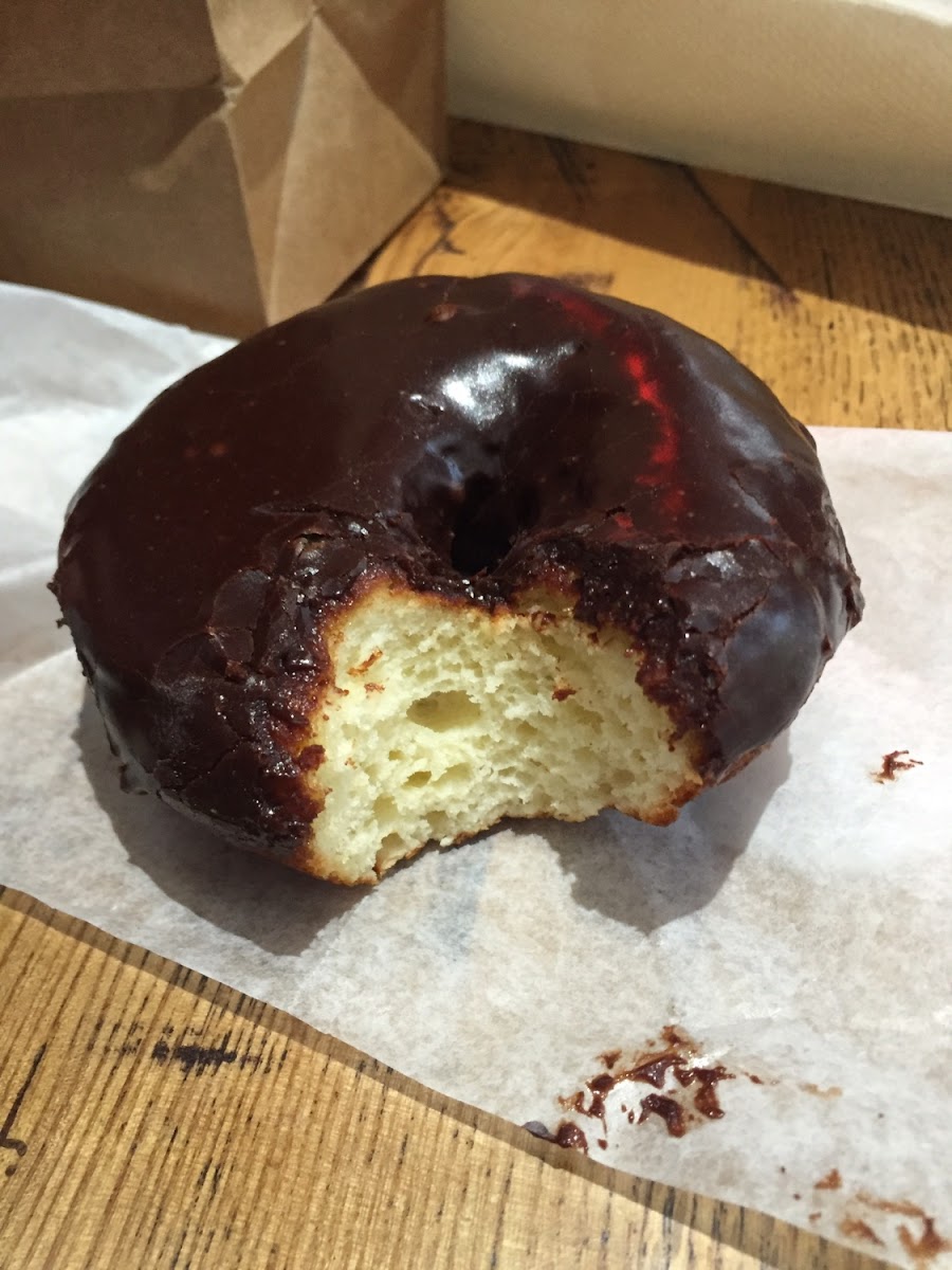 Soooooo delicious! Gf chocolate glazed donut!