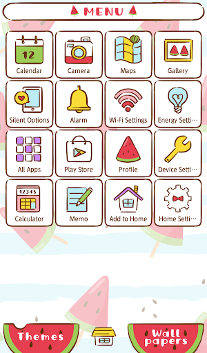 Screenshot Watermelon Breeze Theme