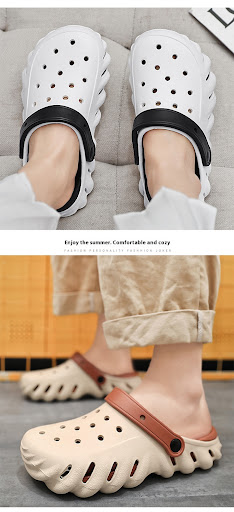 Title 8, Mens Hole Shoes Summer Outdoor Non-slip Shit F...