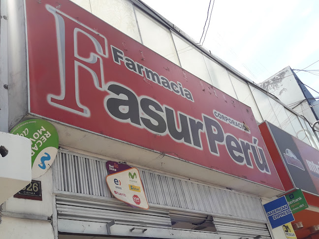 Opiniones de Farmacia Fasur Perú en Cayma - Farmacia