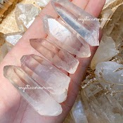 Tinh Thể Đá Thạch Anh Trắng ( Clear Quartz ) Dùng Trong Reiki, Đá Thanh Tẩy, Phong Thủy