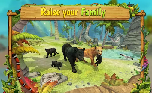 Panther Family Sim Online - Animal Simulator Apk Mod moedas infinita