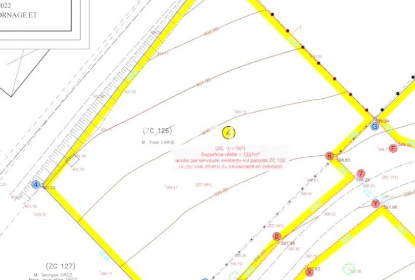  Vente Terrain à bâtir - 1 227m² à Rurey (25290) 