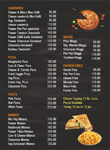 RONI's CAFE menu 