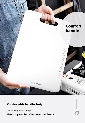 Title 15, Stainless Steel Cutting Board for Household Use...