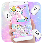 Cover Image of Baixar Lit Swag Unicorn Keyboard Theme 1.0 APK