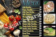 Sagar Top Paratha menu 1