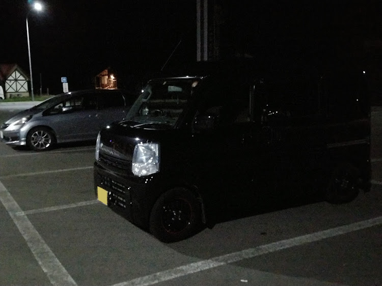 ミニキャブバンの結果真っ暗でーす・ドライブ・いいねをありがとう・ガソリンスタンドは盛れる・空気圧調整に関するカスタム事例の投稿画像12枚目