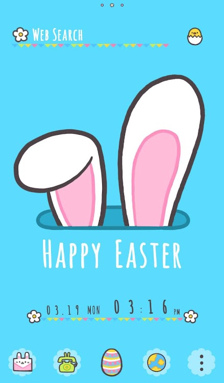 Cute Wallpaper Easter Rabbit Hide And Seek Theme Android Apps Appagg