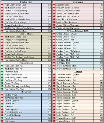 Classic Grill And Shawarma menu 