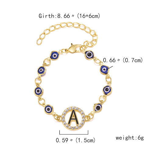 Title 1, Blue Eyes Alloy Adjustable Bracelet. Stylish an...